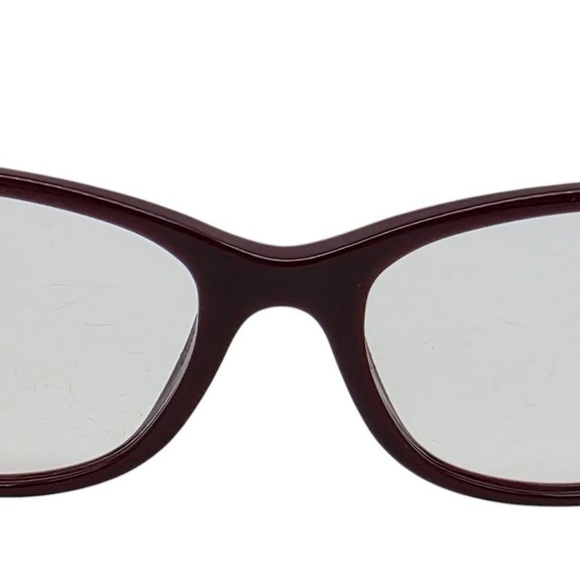 Tory Burch Burgundy Cat Eye Eyeglasses 51mm Designer Frames Case Luxe Chic main image 3